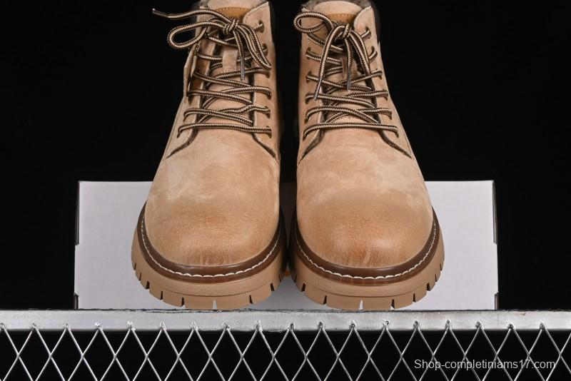 Timberland Outdoor Insulated Mid-Top Casual Tan Boots - TB10069-1BEIGE