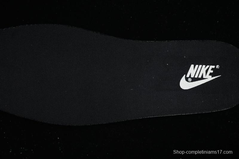 Nike SB Dunk Low Supreme Collaboration - Black Stitch Mini Swoosh Custom Low-Top Casual Skate Shoes - XX3186-302