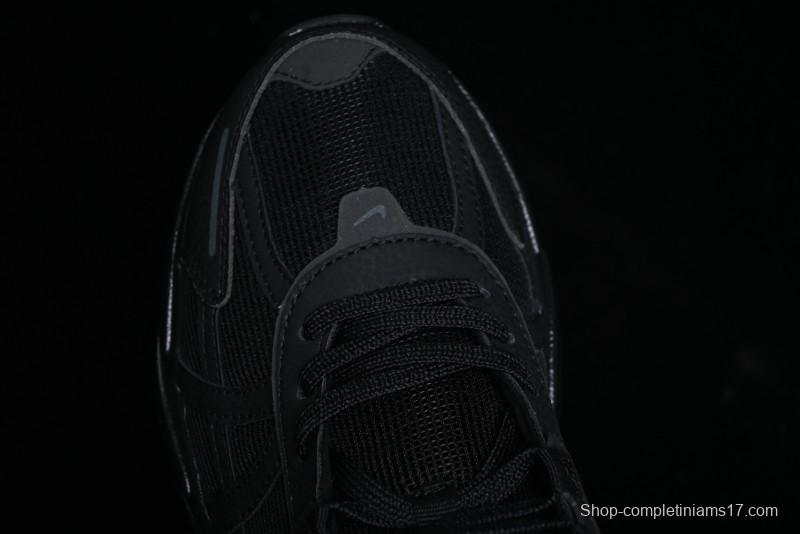 Nike Runtekk V2K Low-Top Retro Running Shoes with Cushlon Foam and Distressed Midsole - HQ1582-001