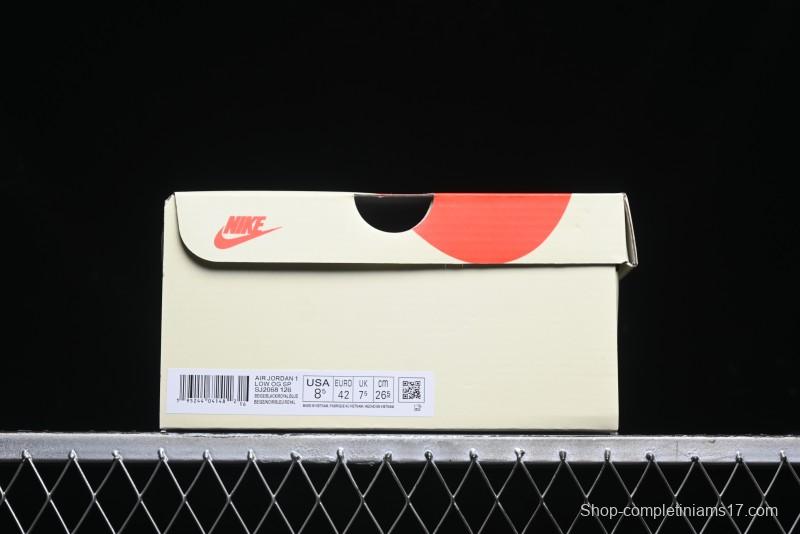 Nike Travis Scott x Fragment Design x Air Jordan 1 Low OG SP AJ1 Low Top Casual Sneakers - SJ2068-126