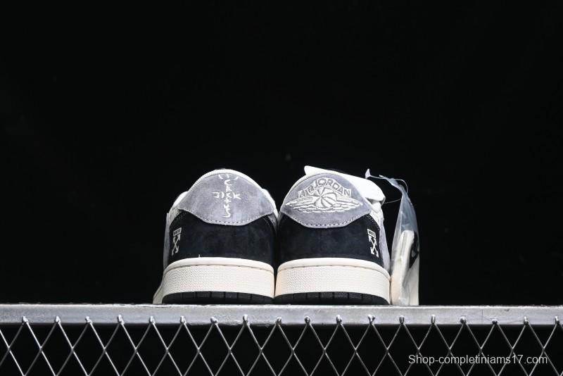 Nike Travis Scott x Fragment Design x Air Jordan 1 Low OG SP Sneakers - SJ2068-108