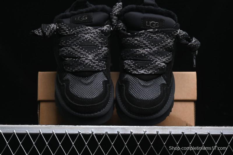 UGG Classic Ultra Mini Mel Dual Color Lace-Up Low-Top Casual Shoes - 1144032