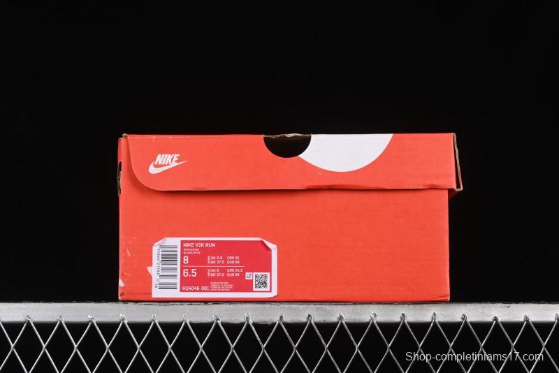 Nike V2K Runtekk 3XL Retro Low-Top Running Shoes with Shock Absorption and Anti-Slip Design - HQ4046-001