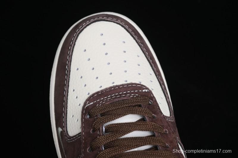 Nike Air Force 1 '07 Low BAPE Collaboration - Tan Brown Casual Sneakers - KK1988-027