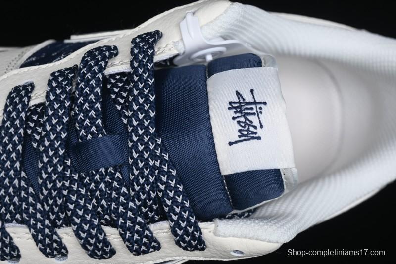 Nike Air Force 1 '07 Low Stussy Collaboration - White Black Sneakers - XZ6188-728