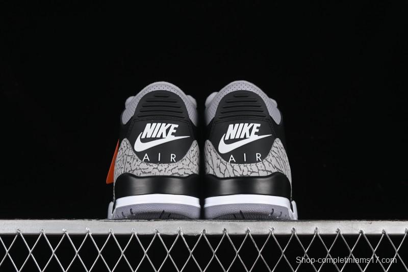 Nike Air Jordan 3 Retro "Black Cement" Basketball Shoes - DN3707-010