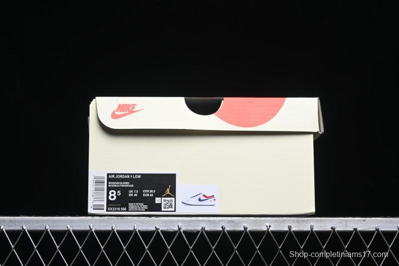 Nike Air Jordan 1 Low AJ1 Stussy Collaboration - Retro Basketball Shoes - XX3318-566