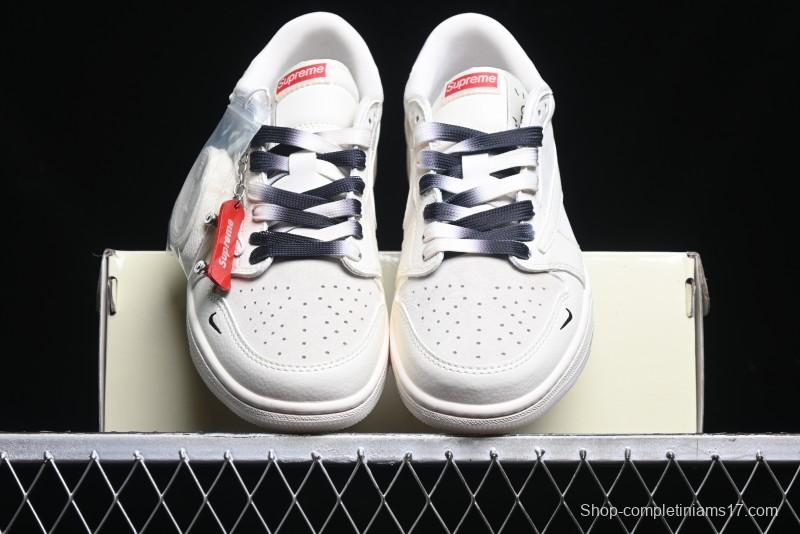 Nike Travis Scott x Fragment Design x Air Jordan 1 Low OG SP AJ1 Sneakers - BB7518-002