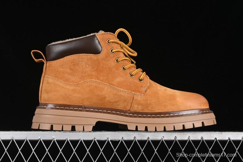 Timberland Classic Mid Waterproof Insulated Boot with Premium Suede Leather - TB10069-1YELLOW