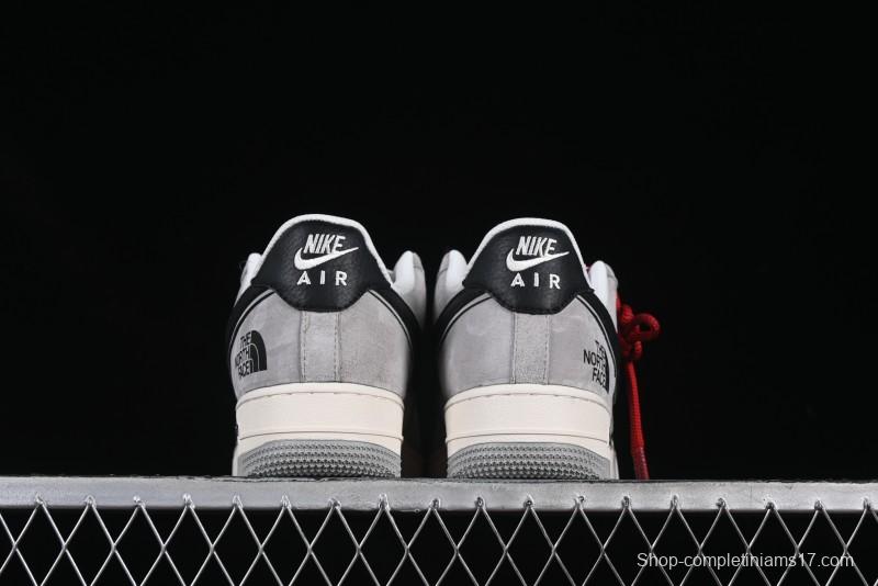 Nike Air Force 1 '07 Low The North Face Collaboration Grey Suede Casual Sneakers - XZ6188-763