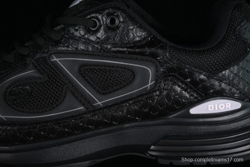 Dior B30 Sneakers with Reflective CD30 Logo and Lightweight Rubber Sole - CD30