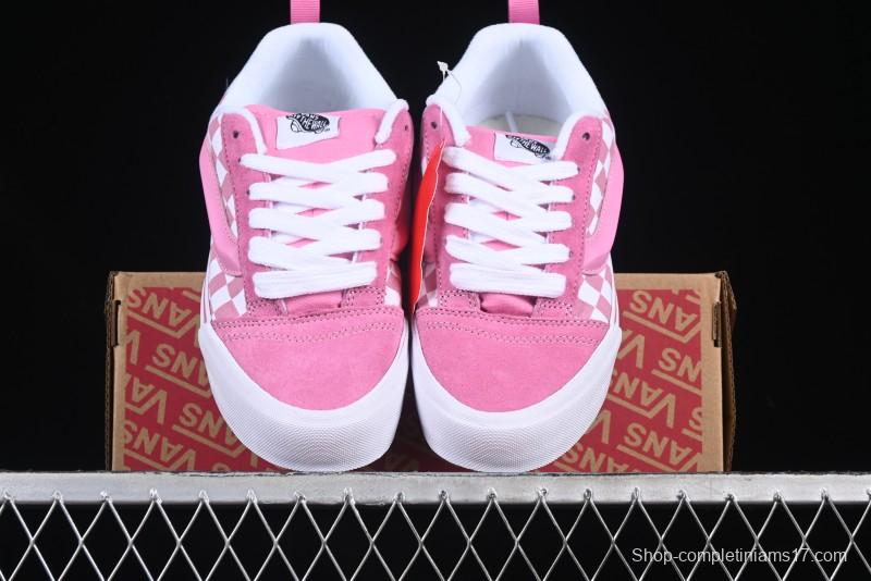 Vans Knu Skool Low-Top Retro Chunky Sneakers with Original Big Logo - VN000CRPBAK