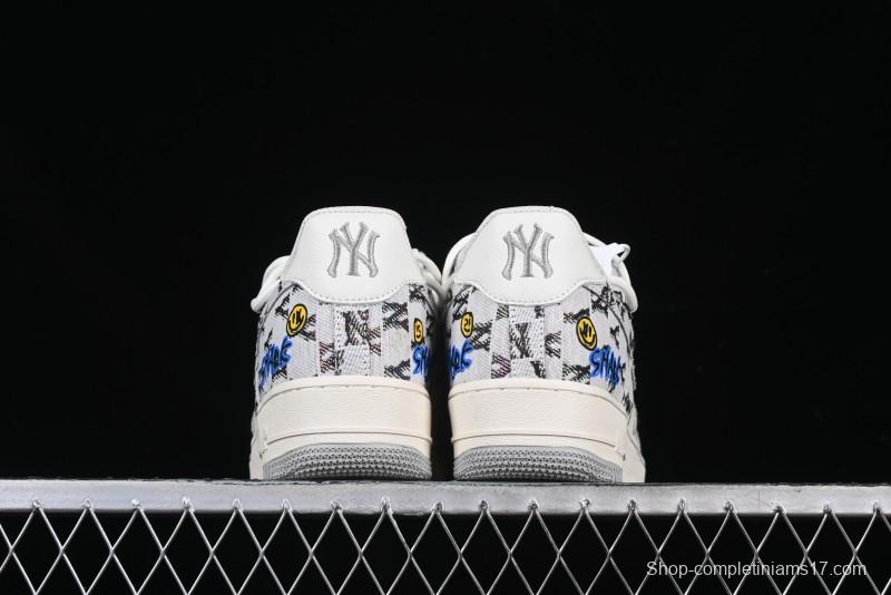 Nike Air Force 1'07 Low Hip Hop MLB Casual Lace-Up Sneakers - BD0077-333