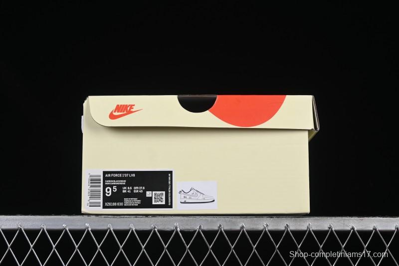 Nike Air Force 1 '07 Low Stussy Collaboration Embroidered Mini Swoosh Casual Sneakers - XZ6188-630