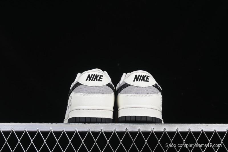 Nike SB Dunk Low Stussy Anniversary Custom Low-Top Casual Skate Shoes - DJ2024-055