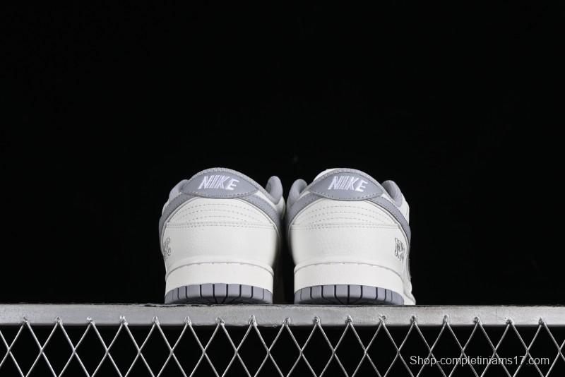 Nike SB Dunk Low NYC Collaboration Light Gray Low-Top Casual Skate Shoes - NC2103-302