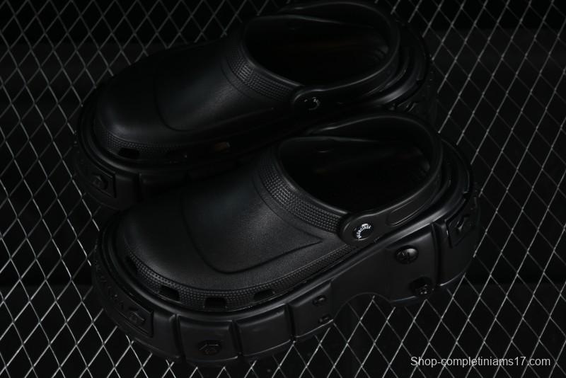 Balenciaga Hardcrocs Slide EVA Round-Toe Ultra Thick Sole Clog Sandals - W1S8N1010