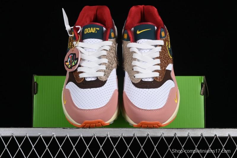 Nike Air Max 1 Retro Running Shoes with Half-Sole Air Cushion - HO2639-100