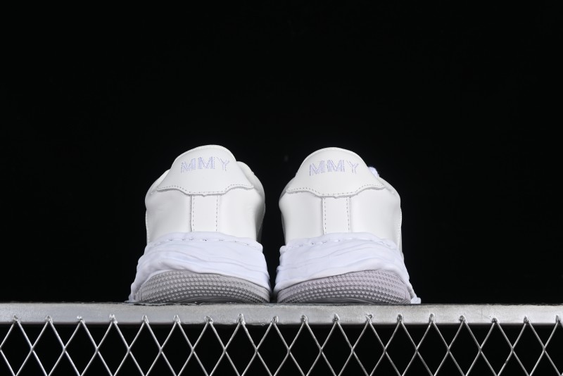 Wayne Original Sole Leather Low Sneaker with Deconstructed Ice Cream Sole - MMY