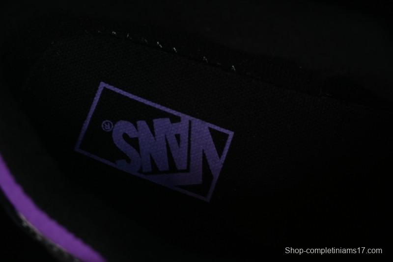 Vans Classics Knu Skool Black Purple Slip-On Shoes - VN0009QCSWE