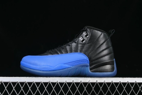 Nike Air Jordan 12 Retro Basketball Shoes with Game Royal Colorway - 130690-014