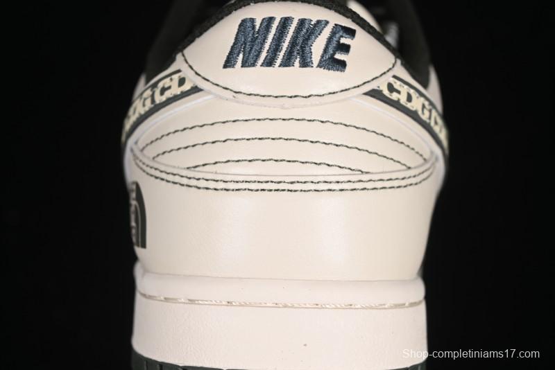 Nike SB Dunk Low The North Face x CDG Anniversary High-End Custom Low-Top Casual Sneakers - DM6868-015