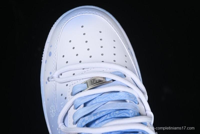 Nike Air Force 1 '07 Low Snow Tie-Dye Casual Sneakers with Lace-Up Closure - ZH0316-057