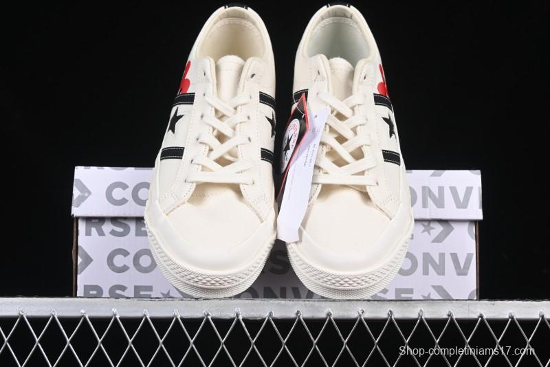 Converse One Star Academy Pro Low Top Casual Sneakers in Collaboration with Comme Des Garcons - A09878C