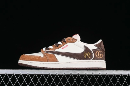 Nike Travis Scott x Fragment Design x Air Jordan 1 Low OG SP Sneakers - DM9288-011