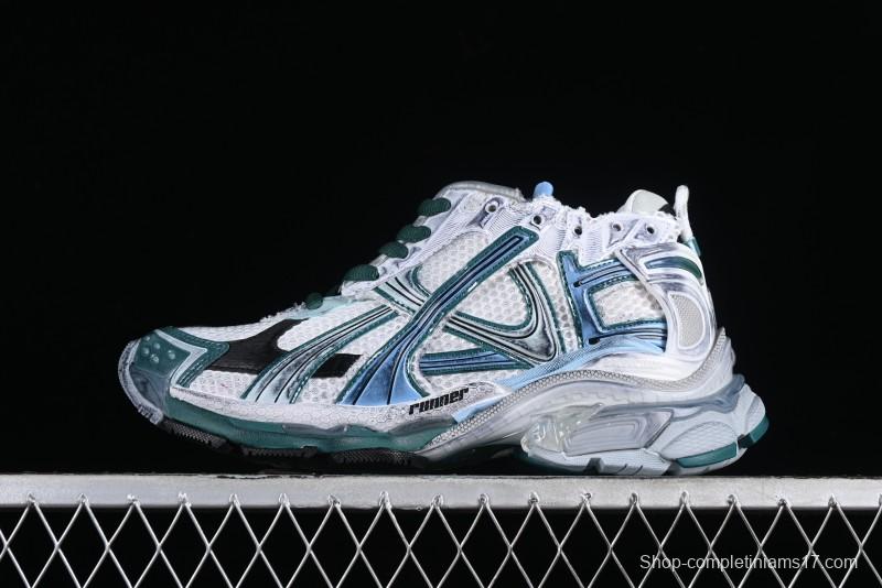 Balenciaga Runner Kith Four Color Retro Casual Shoes - W3RMU9034