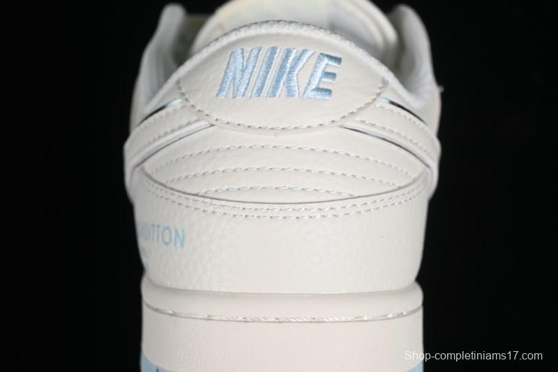 Nike SB Dunk Low LV Collaboration Anniversary Edition Premium Custom Low-Top Casual Sneakers - BB8766-209