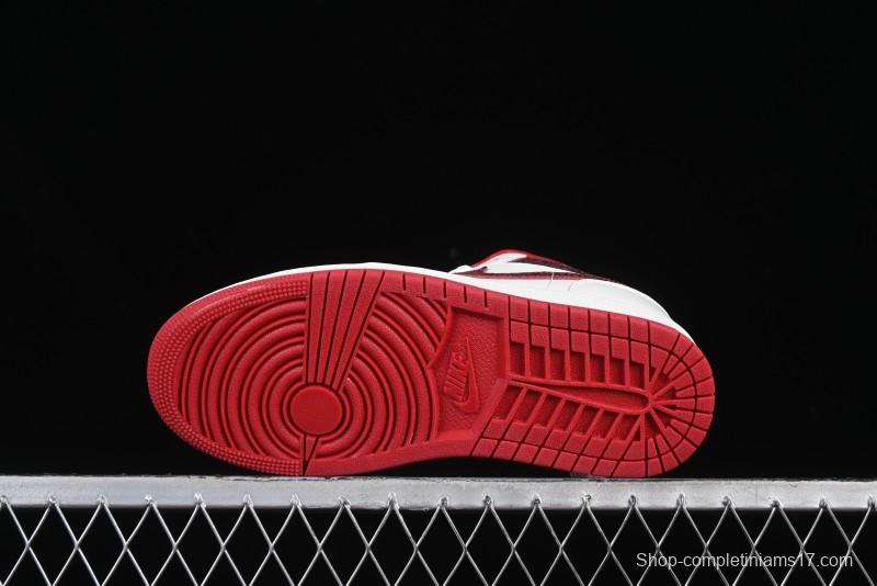 Nike Air Jordan 1 Low AJ1 White Red Casual Sneakers - HJ9338-106