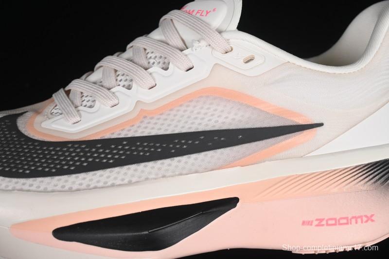 Nike Zoom Fly 6 Lightweight Responsive Running Shoes with Flyknit and React Technology - FN8455-102