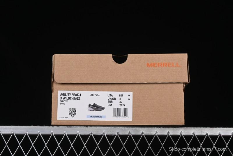 Merrell Agility Peak 4 Trail Running Shoes with Cushioning and Grip for Outdoor Hiking - J067759