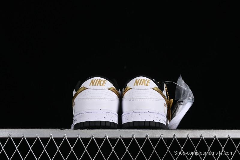 Nike SB Dunk Low Kobe Series - White Gold Anniversary High-End Custom Low-Top Casual Sneakers - FC1688-193