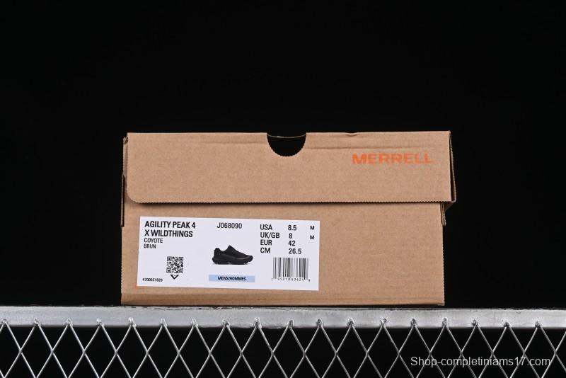 Merrell Agility Peak 4 Trail Running Shoes with Cushioning, Grip & Breathability - J068090