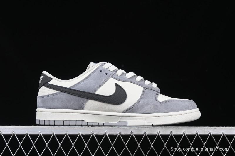 Nike SB Dunk Low The North Face Collaboration Beige Grey Double Swoosh Anniversary Custom Low-Top Casual Skate Shoes - DJ2024-067
