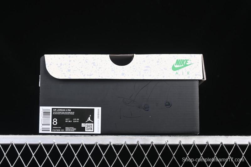 Nike Air Jordan 4 Remastered Retro Sneakers in Sky Blue - FQ7939-101