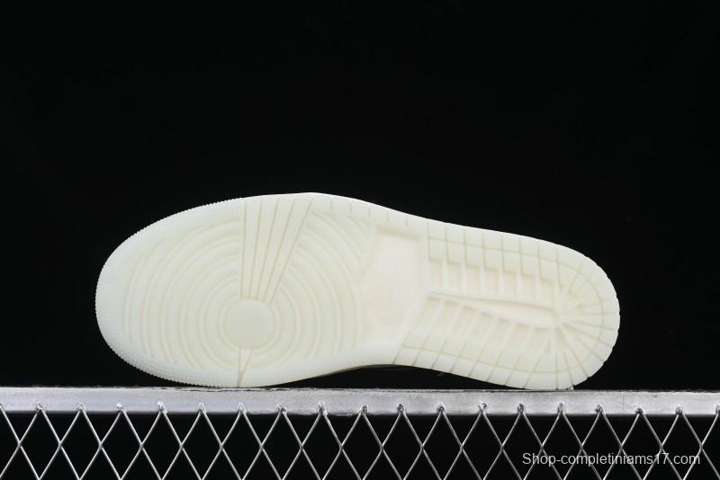 Nike Air Jordan 1 Low OG CNY AJ1 Snake Year Limited Silver Snake Low-Top Retro Basketball Shoes - HF3144-100