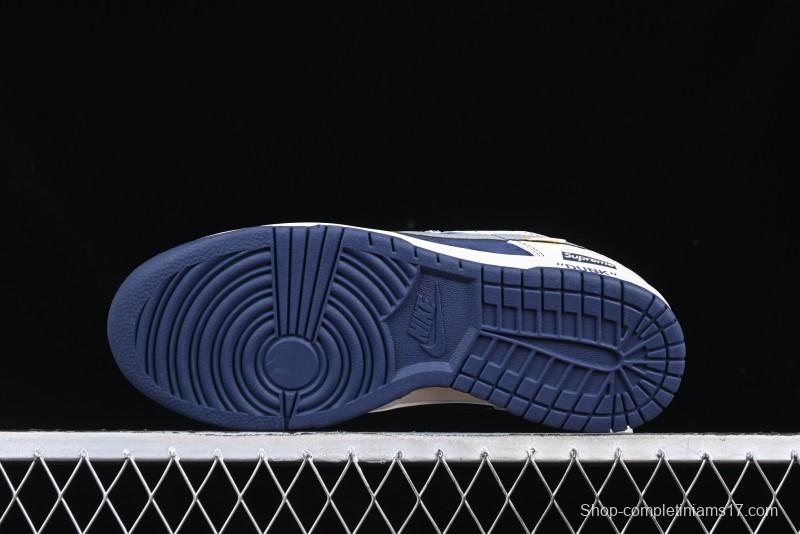 Nike SB Dunk Low Stussy Anniversary Edition Customized Low-Top Casual Sneakers - DM6868-035