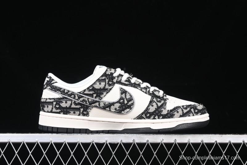 Nike SB Dunk Low Dior Collaboration Anniversary Customized Low-Top Casual Skate Shoes - YX5066-248