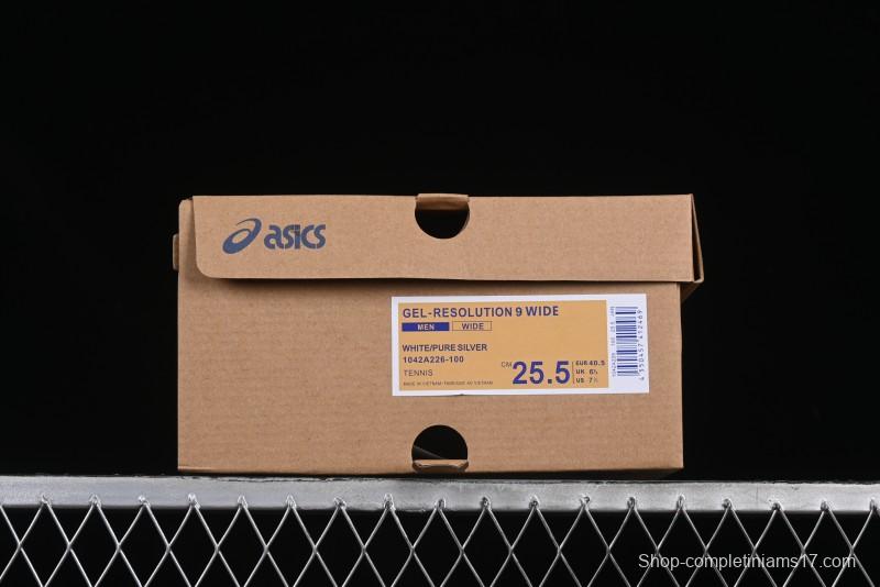Asics Gel-Resolution 9 Wide Retro Breathable Cushioned Casual Running Shoes - 1042A226-100
