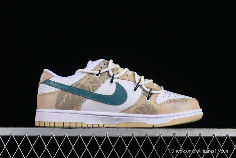 Nike Dunk Low SB Casual Sneakers with Mojito-Inspired Design - DV0833-100