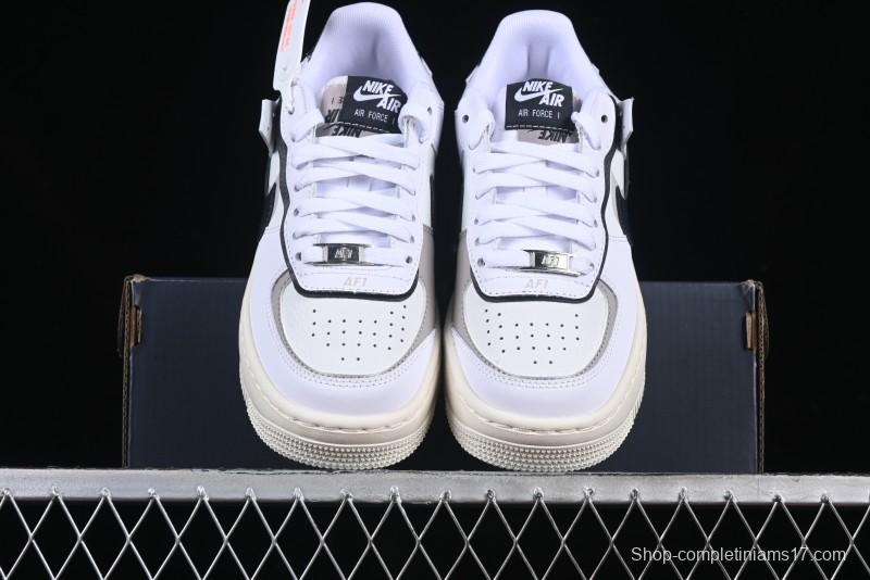 Nike Air Force 1 Shadow Low-Top Sneakers with Lightweight EVA Midsole and Anti-Slip RB Rubber Outsole - DZ1847-110