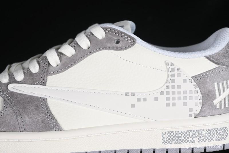 Nike Travis Scott x Fragment Design x Air Jordan 1 Low OG SP AJ1 Retro Casual Sneakers - DM7866-048