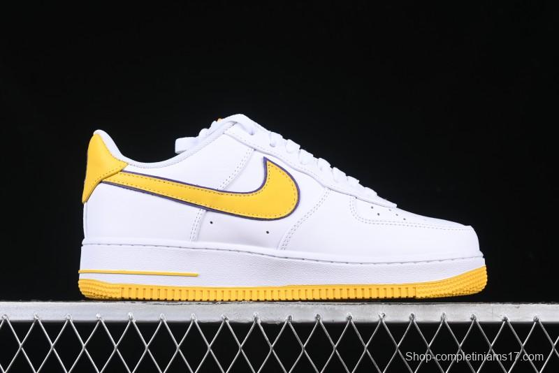 Nike Air Force 1 '07 Low Kobe Casual Sneakers with Full-Layer Leather and Full-Length Air Cushion - FZ1151-100