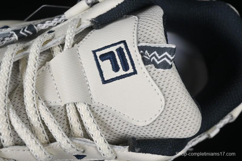 Fila Fusion Retro Mars Running Shoes with Lace-Up Design and Cushioned Sole - F12W432101FSH