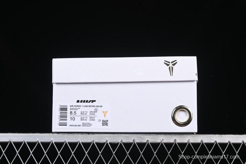 Nike Air Force 1 '07 Low Kobe All-Leather Low-Top Casual Sneakers - HV5122-001