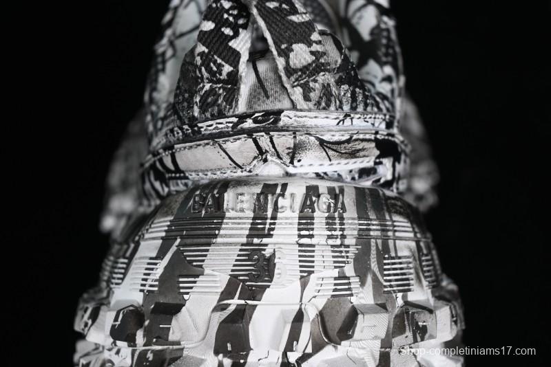 Balenciaga Defender Rubber Platform Sneakers Low-Top Tank Tread Tire Design Outdoor Casual Sports Running Shoes - W2RG19010