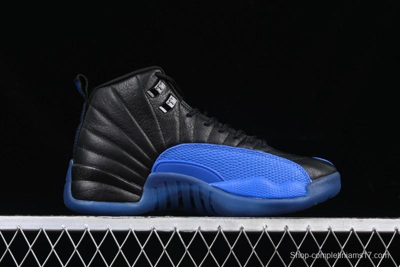 Nike Air Jordan 12 Retro Basketball Shoes with Game Royal Colorway - 130690-014